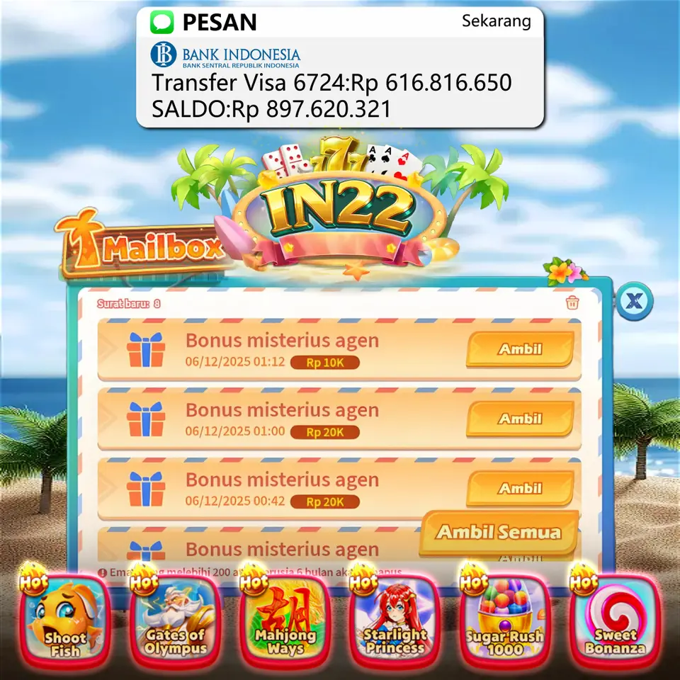 IN22 Masuk Resmi 2026 Aplikasi